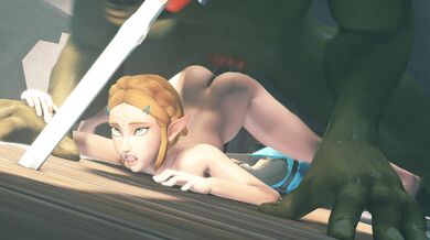 ----------------------------------------------------------- Watch as the beautiful Zelda gets ravaged by Ganons enormous member