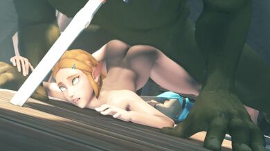 ----------------------------------------------------------- Watch as the beautiful Zelda gets ravaged by Ganons enormous member