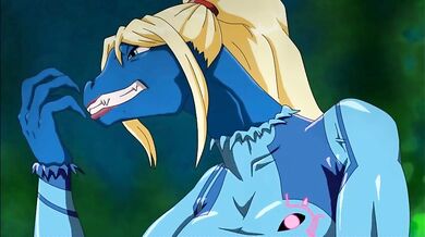 Ridley Aran Samus transforms into Ridleys wife, the new Queen of Zebes