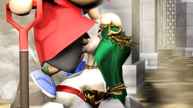 The village was filled with digging villagers who were getting down and dirty for some gurochan action!