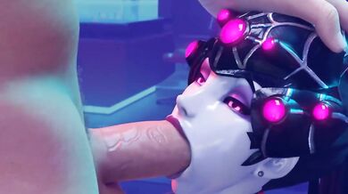 Daring Darellas Delight in Double Blowjobs with Widowmaker