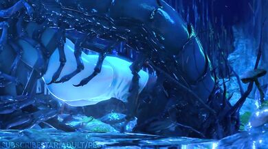 The Insect Monster Cumming On Nier’s Sexy Body 2B Fucked