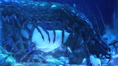 The Insect Monster Cumming On Nier’s Sexy Body 2B Fucked