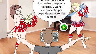 The Hentai Family Cheer Squad in Spanish or Spicy Hentai with the Spanish Family Cheer Squad