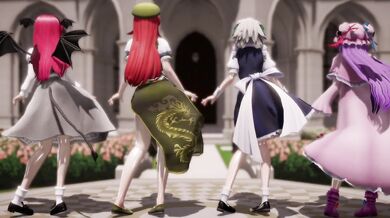 Sexy Ghosts Doing Hot Workout Moves with Horns