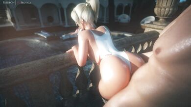 Olivia Wilde Gets Double Penetrated on the Balcony (Year of the Dragon)