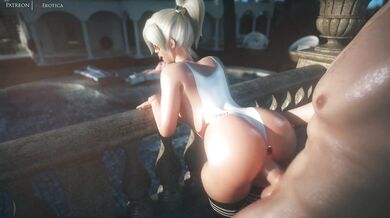 Olivia Wilde Gets Double Penetrated on the Balcony (Year of the Dragon)