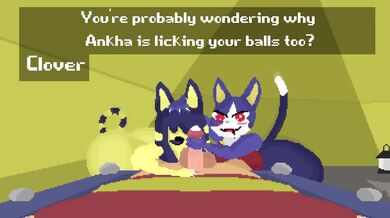 A night with Ankha and Clover becomes a Majority Monday as they experiment with group sex and multiple partners