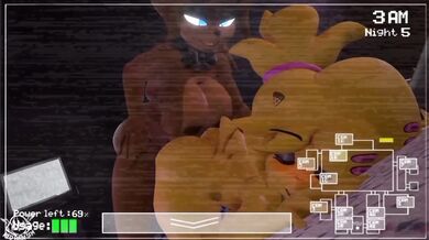 Watch as Chica gets fucked hard by Fredina in a Red Rain themed SFW animation