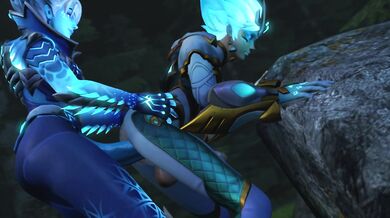 The merciless warriors Sombra and Tracer clash against the deadly Strike Team in an intense, action-packed hentai battle of supremacy