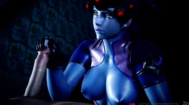 The sexy assassin with the deadly aim, Widowmaker, strikes again in this hot and steamy porn video that will leave you breathless!