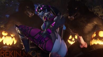 Watch the Hentai video Widow Halloween 2 - Rekin3D where a widowed woman gets horny on All Hallows Eve with her neighbor, Rekin