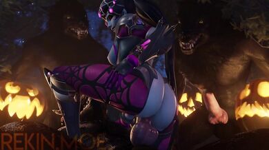 Watch the Hentai video Widow Halloween 2 - Rekin3D where a widowed woman gets horny on All Hallows Eve with her neighbor, Rekin