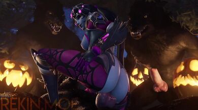 Watch the Hentai video Widow Halloween 2 - Rekin3D where a widowed woman gets horny on All Hallows Eve with her neighbor, Rekin