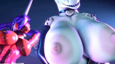 You are a hot babe having fun in the shower, when suddenly, you see your sexy neighbor peeking through the window What do you do?