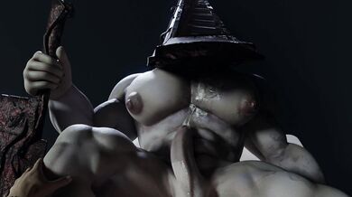 A horny girl gets fucked by a giant pyramid in this hot and steamy porn scene!