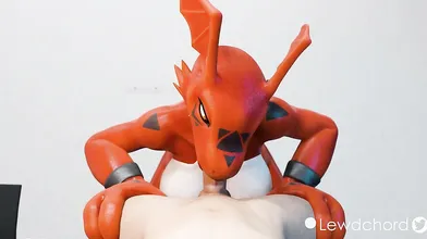 Guilmon Blows for Masters Pleasure (Lewdchord)