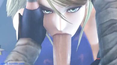Samus Gets Oral Sex from Eskimo
