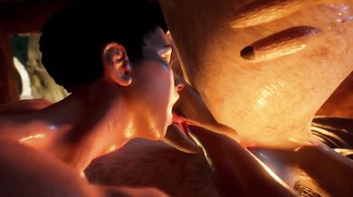 In the wild, animals have their own mating season In this hentai PORN video, we see Tali in her final phase of mating season