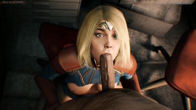 A young girl with incredible superpowers sucks the cock of Gotham Citys famous masked vigilante, Batman