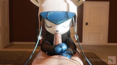 Cold, Hard and Thick - Glaceons Best Blow Job