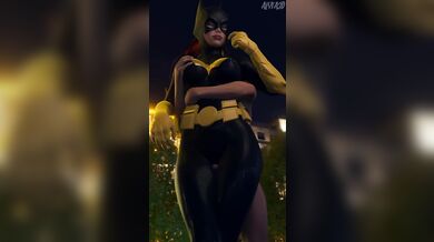 Watch Batgirl perform a thigh job on Alyta3D in this hentai porn video!