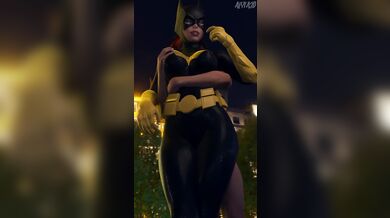 Watch Batgirl perform a thigh job on Alyta3D in this hentai porn video!