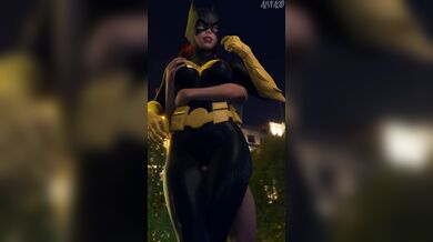 Watch Batgirl perform a thigh job on Alyta3D in this hentai porn video!