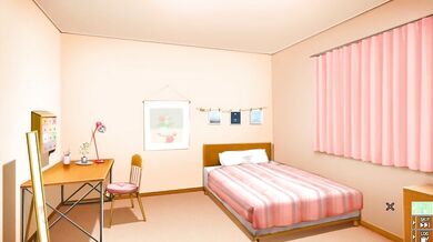 Watch this hot and sexy anime babe get naughty in her bedroom