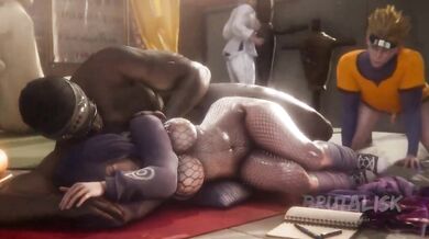 The Naughty Adventures of Hinata: A BBC Interracial Threesome with a Twist