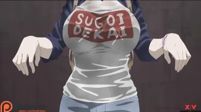 Uzaki-Chan Wants To Hang Out! 2D Porn — Handjob Animation by Desto