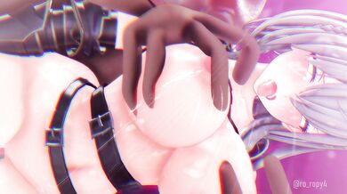 A group of eager lips mercilessly attacks the leader in a passionate and sensual manner, leaving him breathless and begging for more