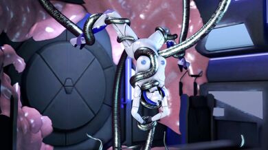 WATCH as the sexy alien creature with tentacles takes on an innocent human female!
