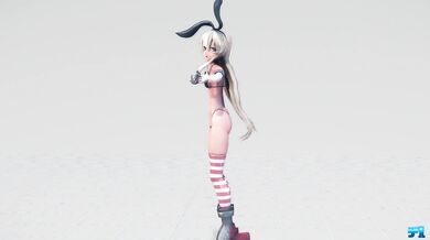 Watch Shimakaze Darling Dance [MMD R15] Delor as she strips off her clothes and dances in a seductive manner