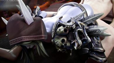 Watch the hot steamy action of Sylvanas Windrunner in the FPS Blyck!