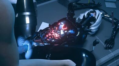 You have successfully completed the mission of dismantling and exposing the android It is now time for the main event - missionary style!