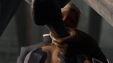 Watch Cloe and Rieklings hot porn scene in Skyrim as Kuroinu takes control of the action