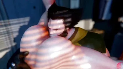Watch as the ravenous Wolverine fights against the agile Spider-Man in a heated battle of sex and superheroes! Who will come out on top, find out now!