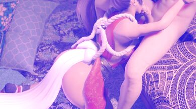 Mystical Sensations: Mai Shiranui Gives a Fatal Blowjob in Dead or Alive