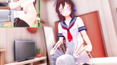 Watch as this futa nurse gets fucked by the air vent in her hospital room!