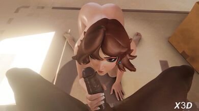 The Nude Blowjob of Kiriko in X3D Black Edition - [4K] [Nude] [X3D]