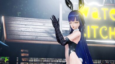 This is a pornographic movie featuring Kotarou3990, Kiana X, and Mei having intense sex while dancing