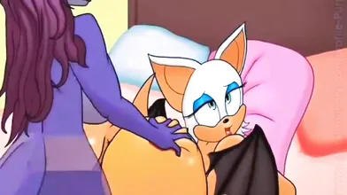 The Erotic Adventure of Aria and X with Rouge the Purple Mantis