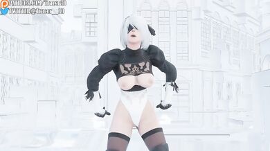 The machine girl YoRHa Type B is back for more action in the sequel to Nier: Automata!
