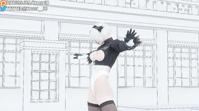 The machine girl YoRHa Type B is back for more action in the sequel to Nier: Automata!