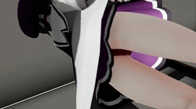 Taking a Breather, She Stops Time to Undress in 3D for MMD with Pink Hair and Aogrs Hentai Video