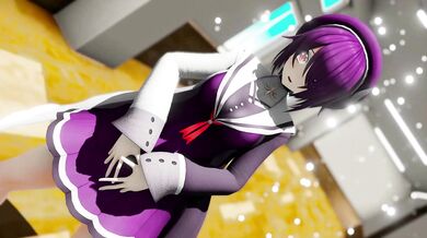 Taking a Breather, She Stops Time to Undress in 3D for MMD with Pink Hair and Aogrs Hentai Video