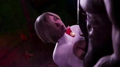 The young girl with the power to handle a massive cock is being blacked out by her lecherous lover