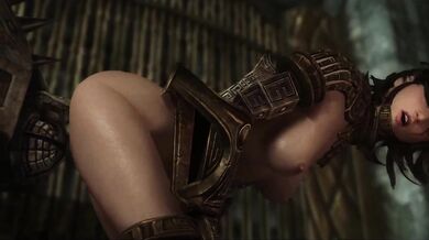 Busty Breton Engineer Reprograms a Dwemer Automaton to Serve her Own Needs, by IzzyGuy1234