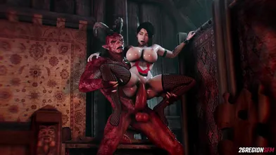 The titillating tale of a leafy heroine and a demonic seducer, as they engage in a fierce battle of sexual desire
